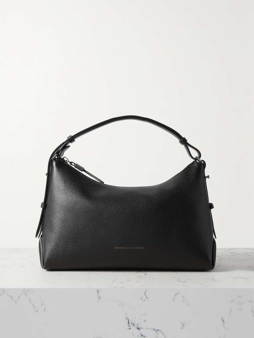 Brunello Cucinelli Textured-leather Shoulder Bag
