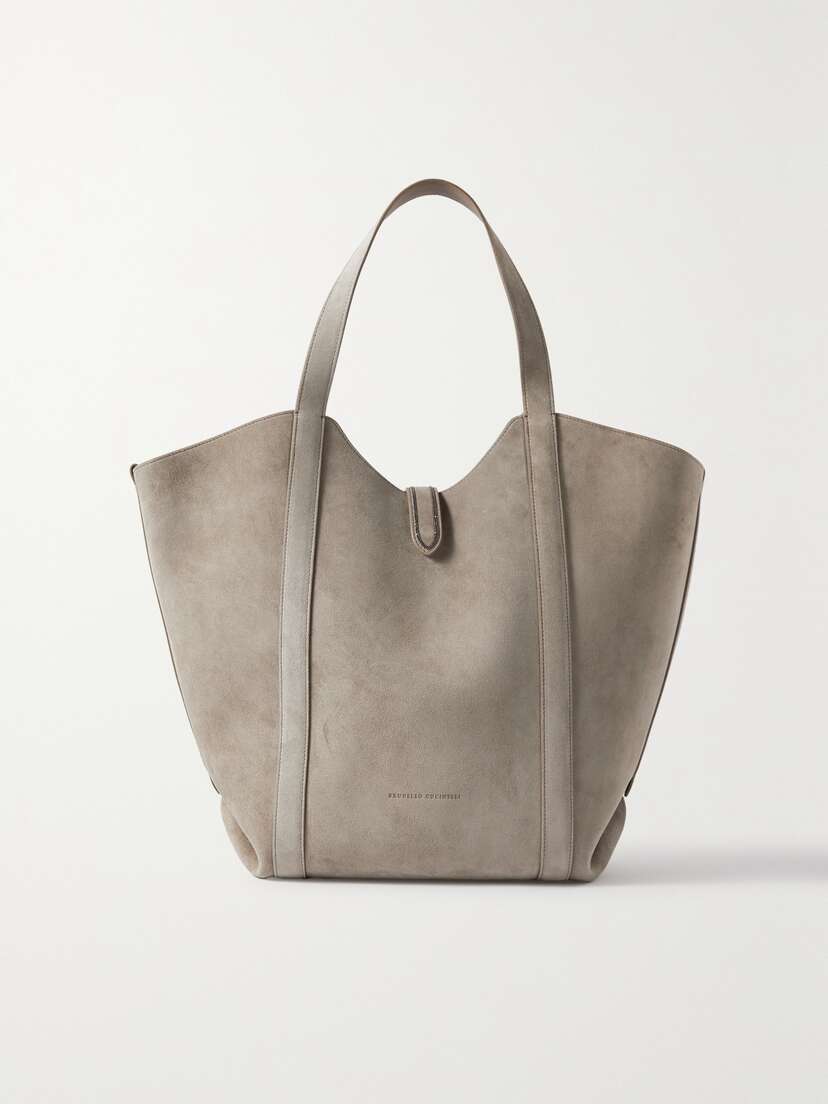 Brunello Cucinelli Large Suede Tote