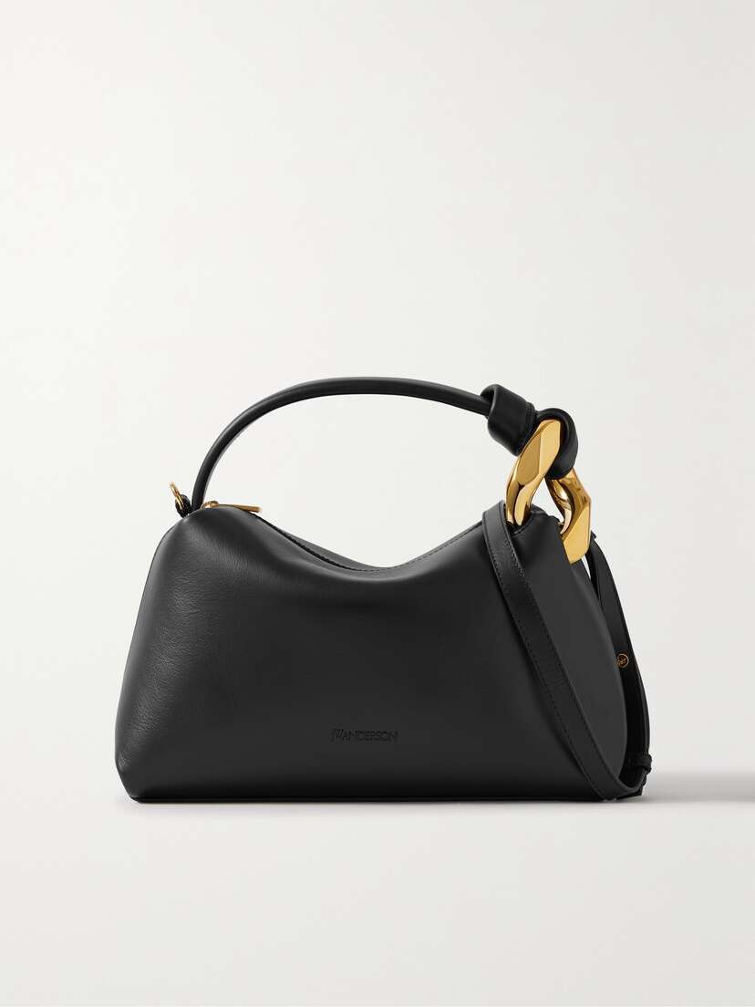 JW Anderson Chain-embellished Leather Shoulder Bag