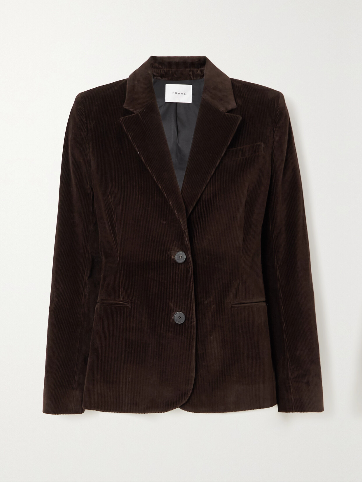 FRAME THE FEMME COTTON-BLEND CORDUROY BLAZER