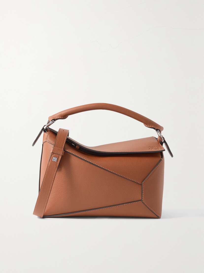 Loewe Puzzle Edge Small Textured-leather Shoulder Bag