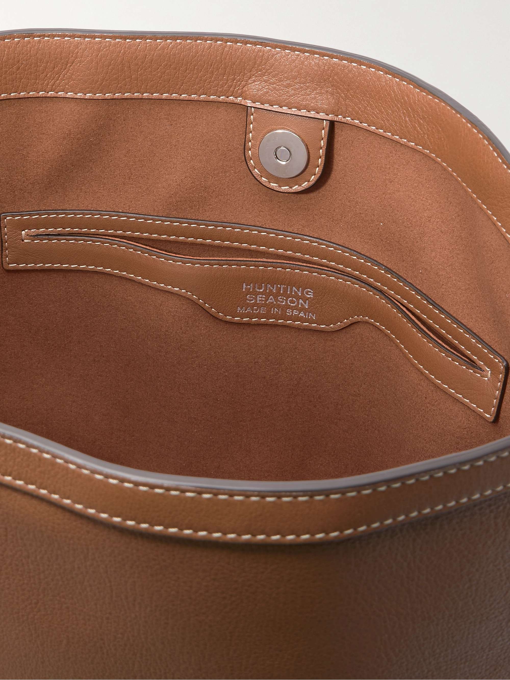 HUNTING SEASON Texturedleather tote NETAPORTER