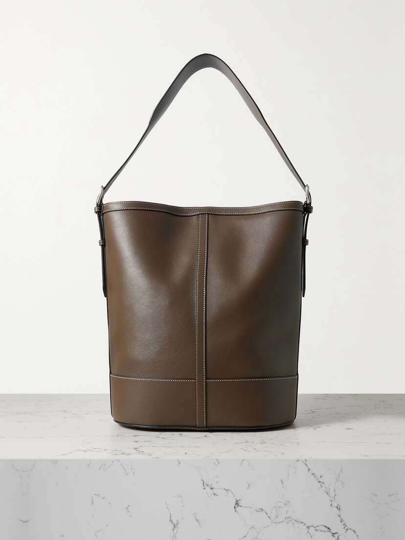 Hunting Season Textured-leather Tote