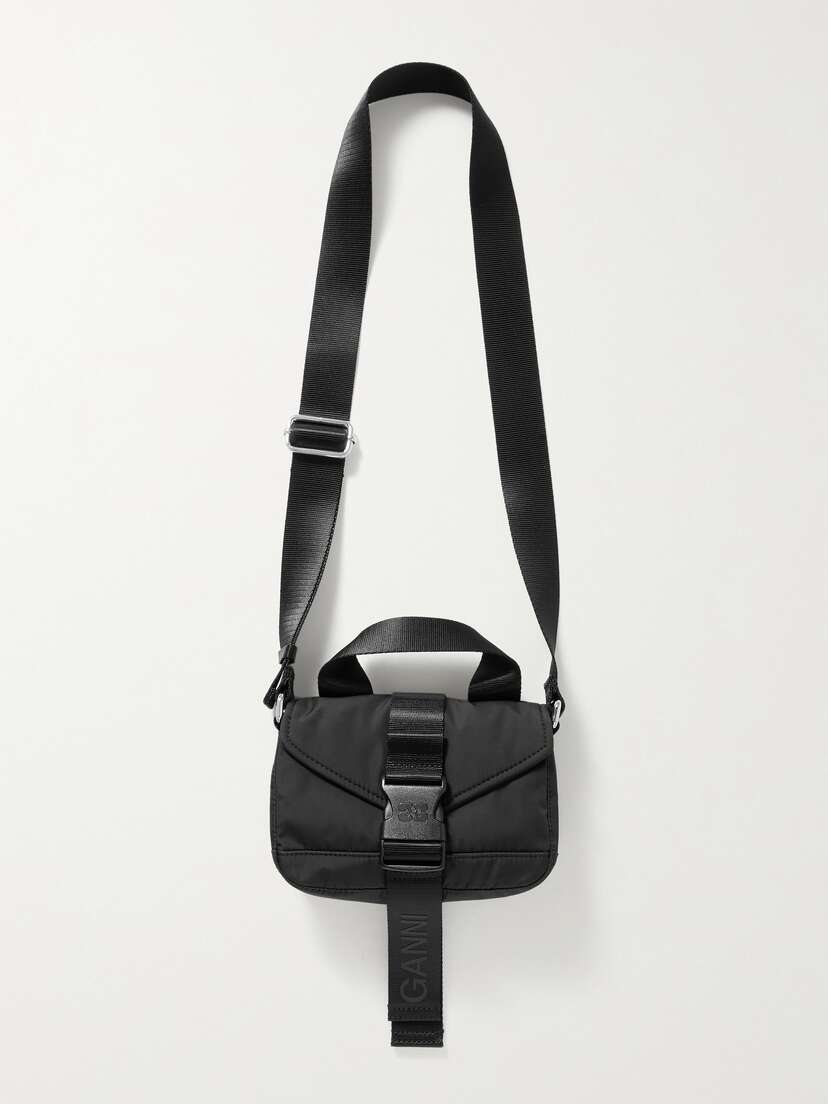 Ganni Recycled-shell Shoulder Bag