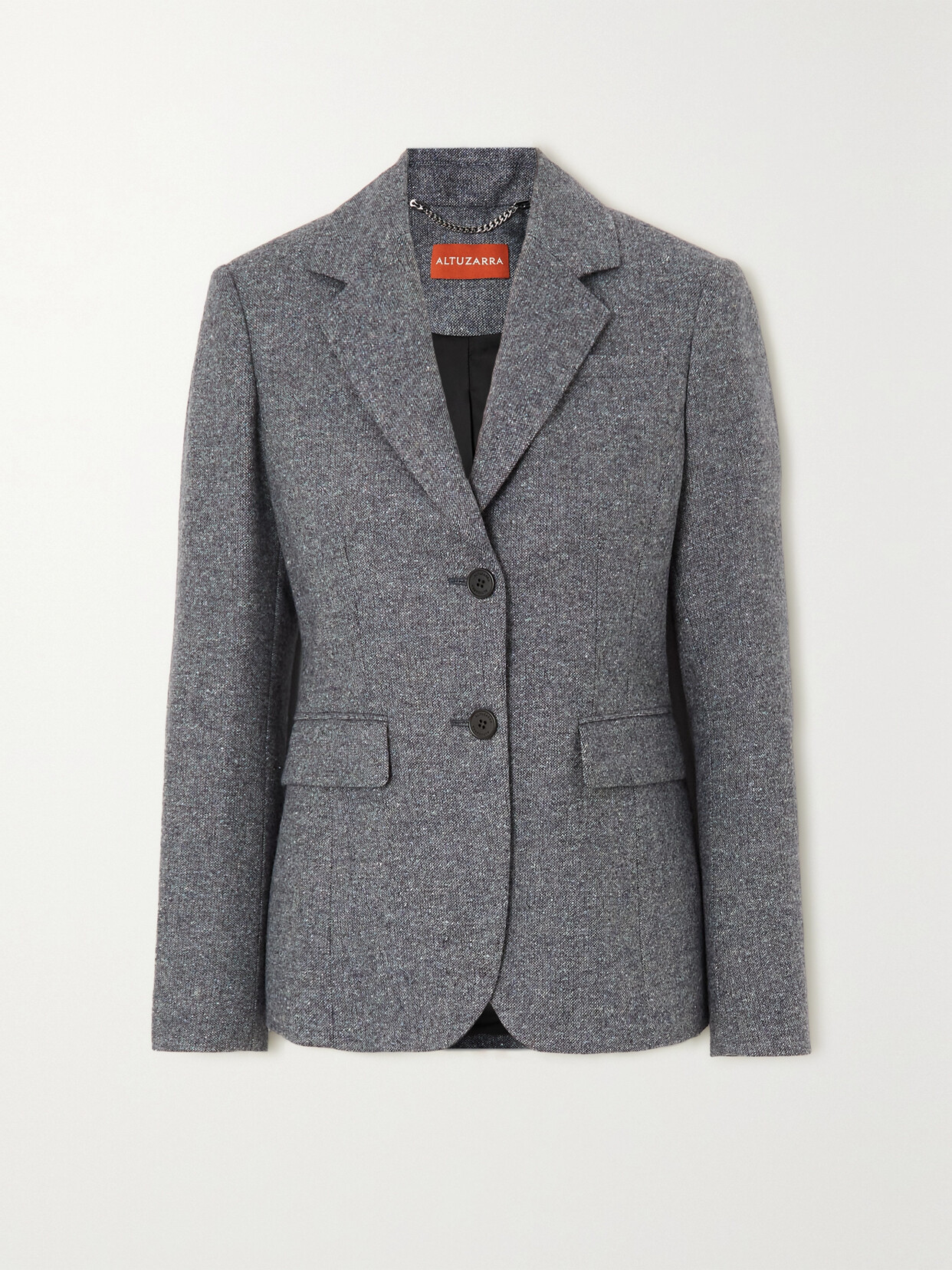 Altuzarra Fenice Woven Blazer - Gray
