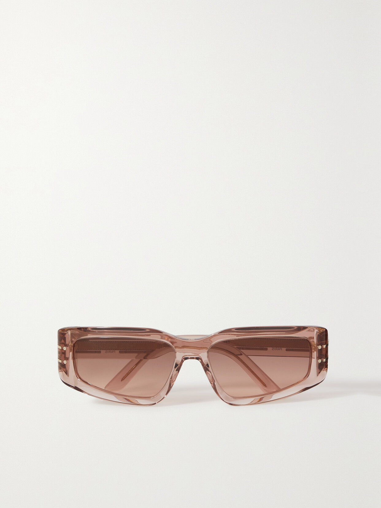 Dior Signature S9u Rectangular Sunglasses In Pink