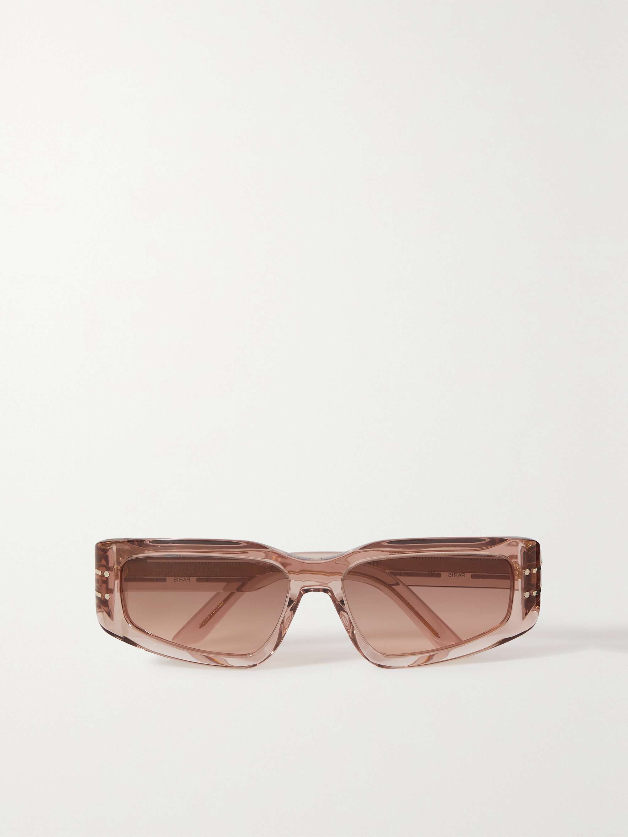 DIOR EYEWEAR DiorSignature S9U rectangular-frame acetate and gold-tone ...