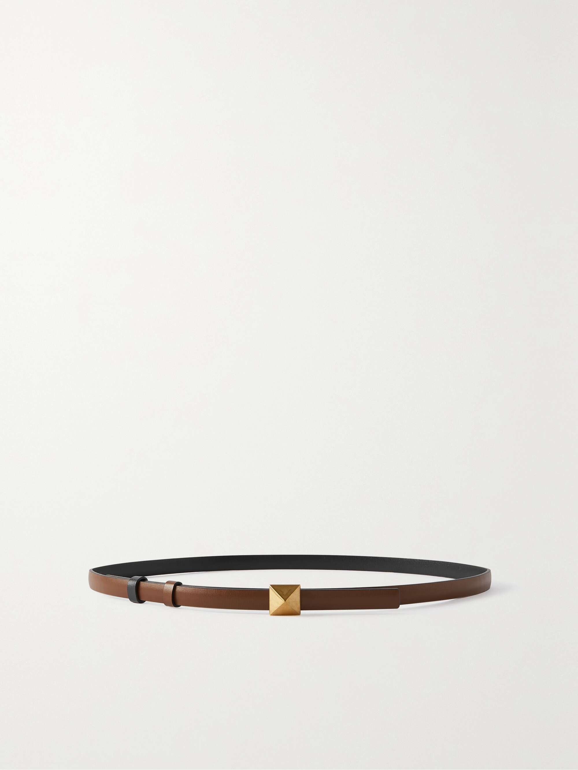 VALENTINO GARAVANI Reversible leather belt | NET-A-PORTER