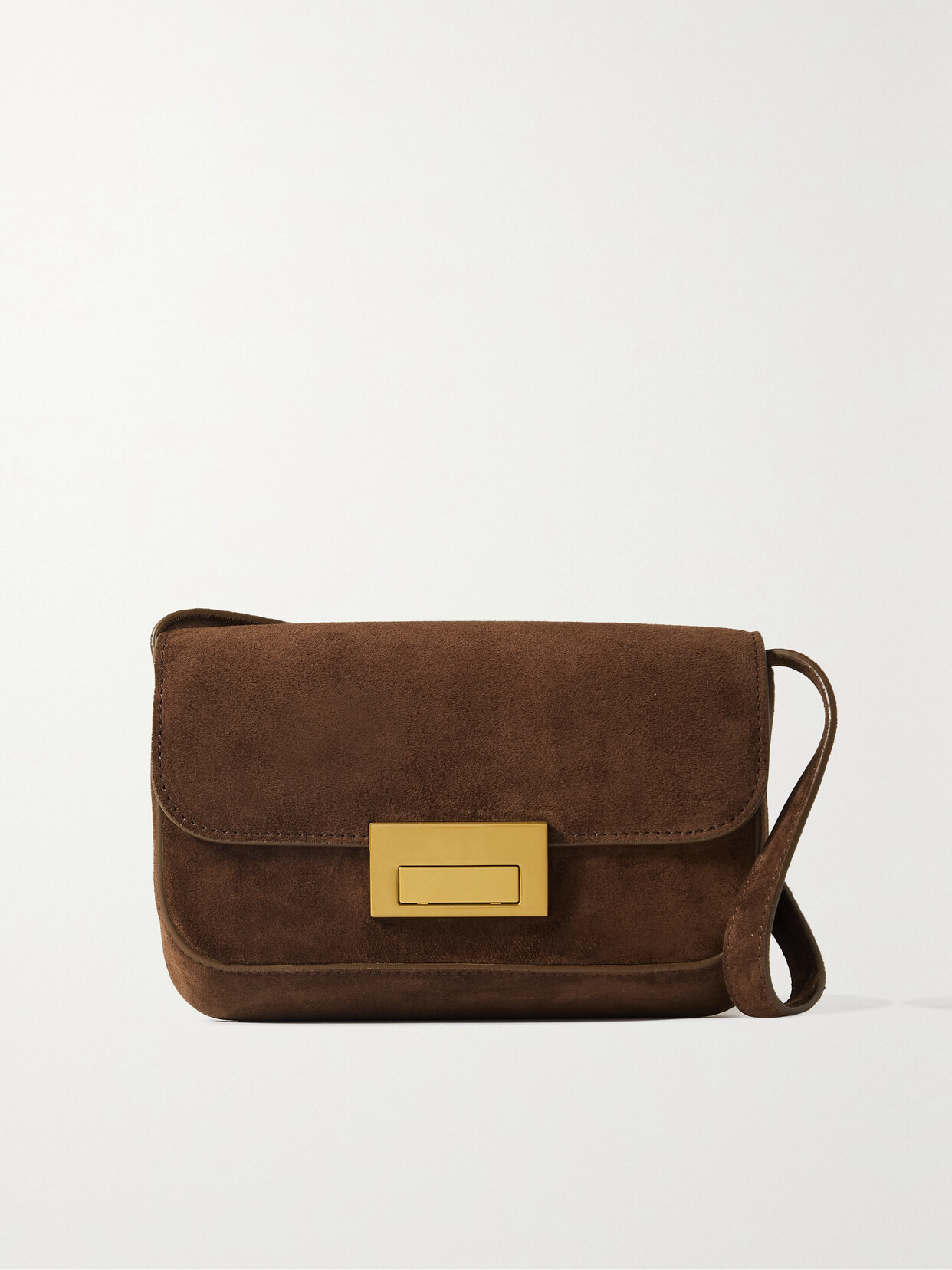 Loeffler Randall - + Net Sustain Stefania Suede Shoulder Bag - Brown