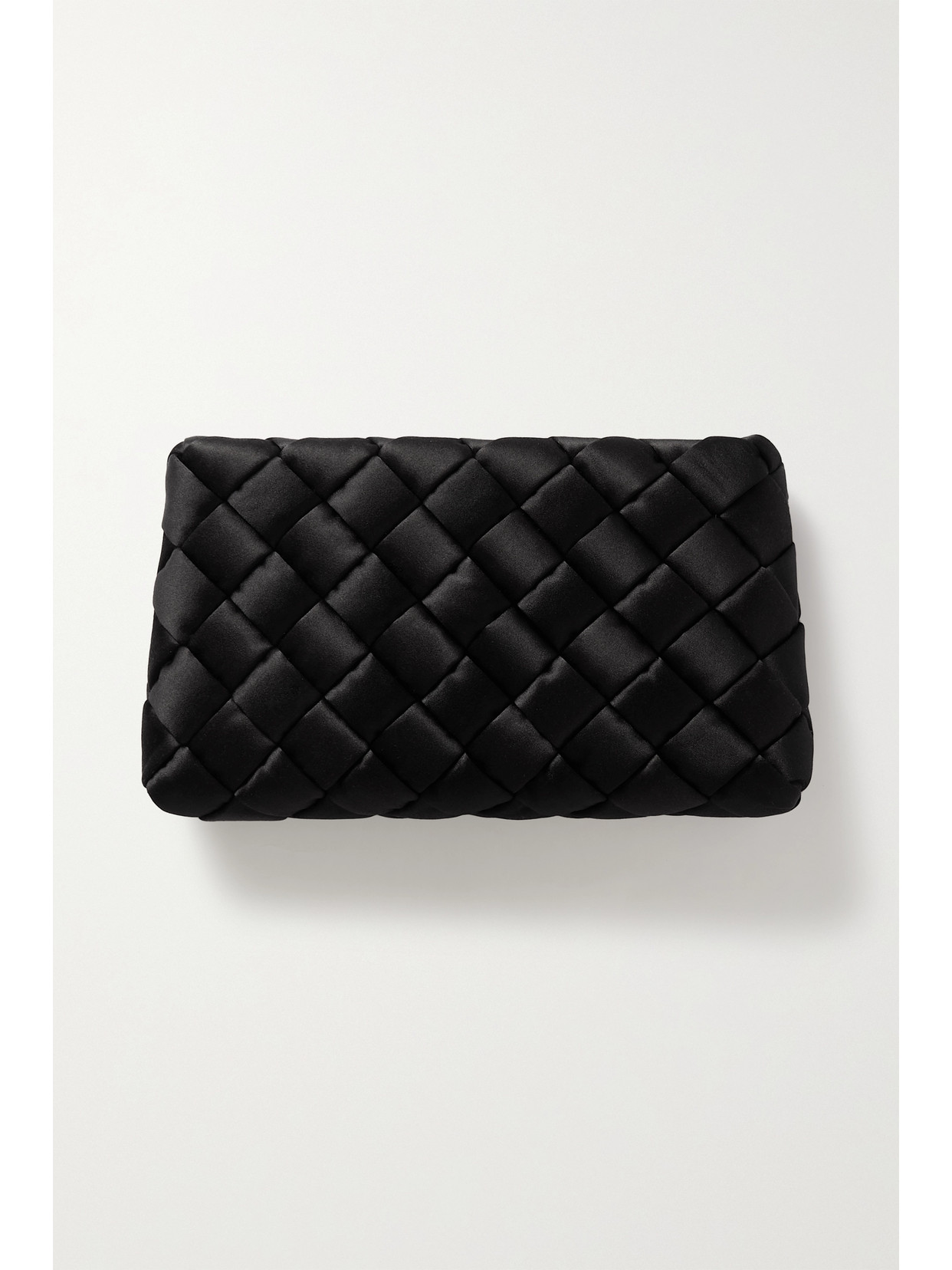 LOEFFLER RANDALL + NET SUSTAIN AVIVA WOVEN SATIN CLUTCH