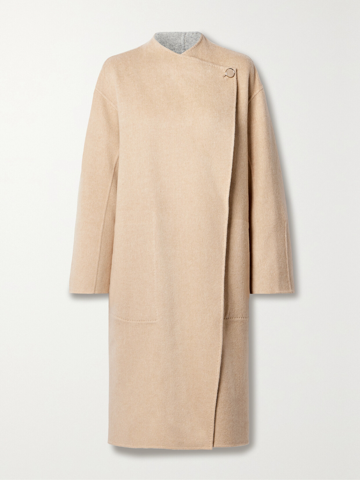 Lafayette148 - Reversible Wool And Cashmere-blend Coat - Neutrals