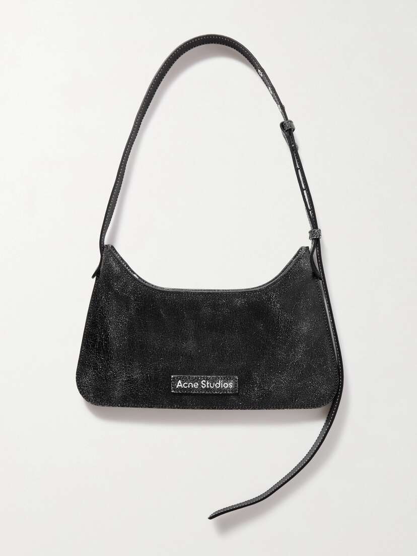 Acne Studios Platt Mini Cracked-leather Shoulder Bag
