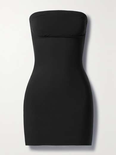 COMMANDO Two-Faced Tech strapless stretch-jersey slip | NET-A-PORTER