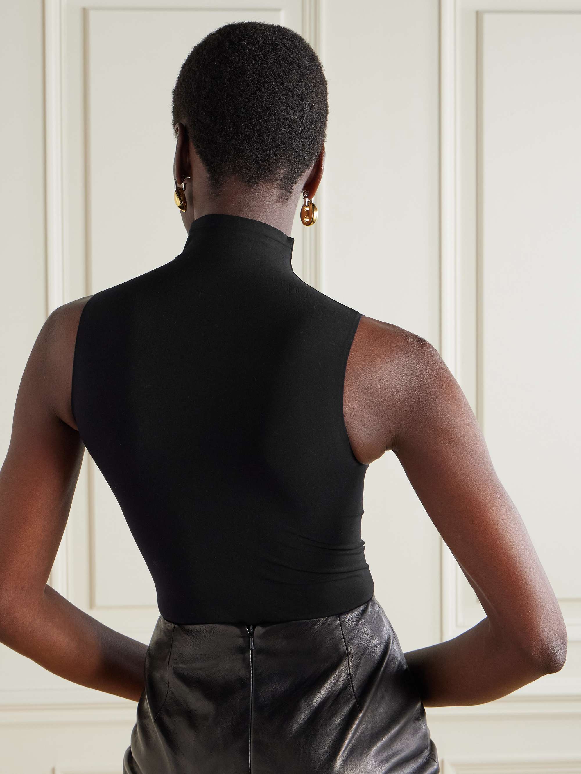 COMMANDO Ballet stretch-jersey thong bodysuit