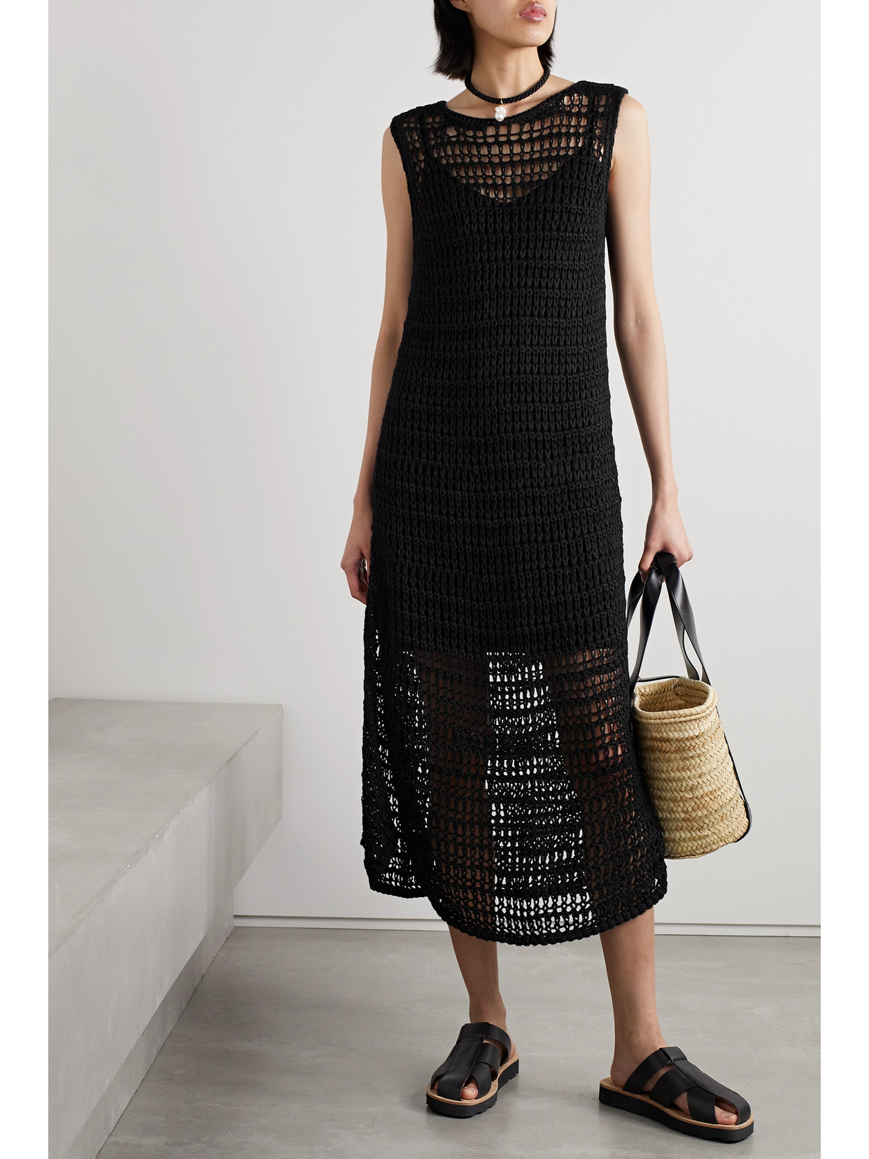 Commando Tailored Stretch Slip In Black