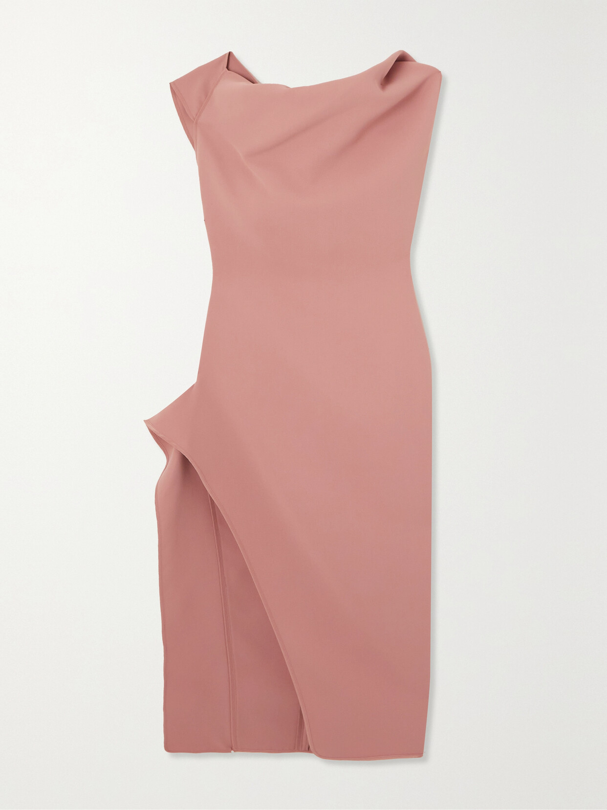 Maticevski - Rejoice Asymmetric Draped Crepe Dress - Pink