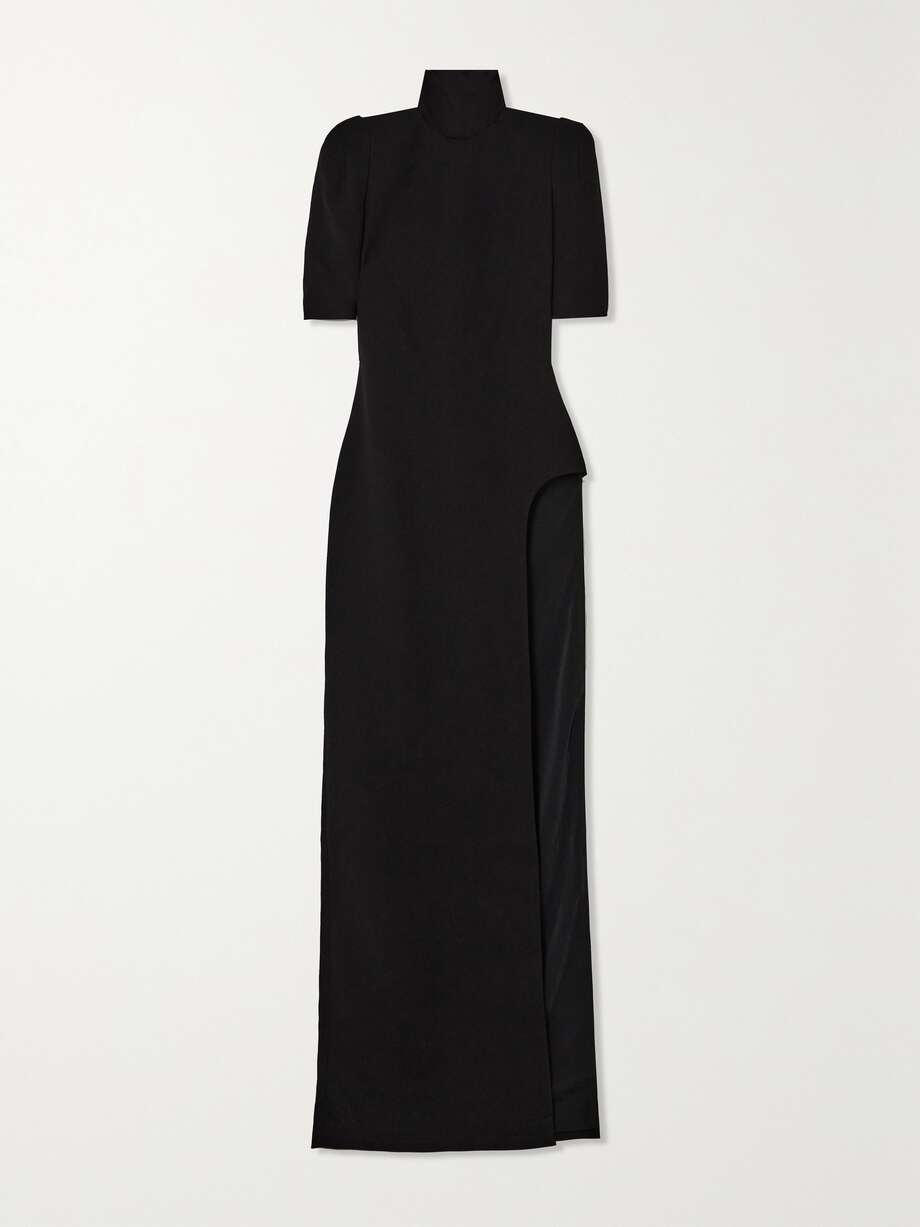 net-a-porter.com | Crepe turtleneck gown