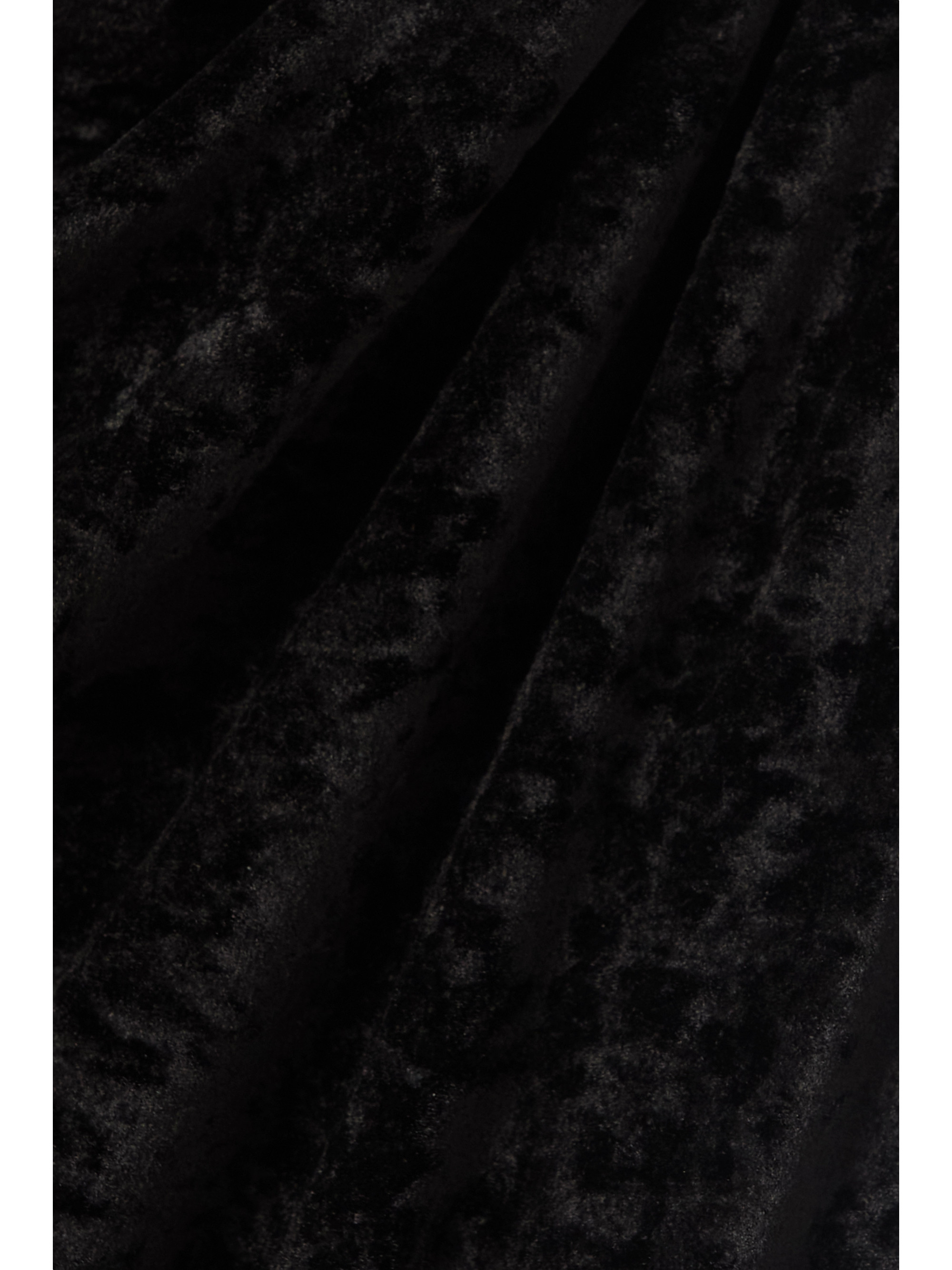 Jacquemus Off-the-shoulder embellished stretch-velour gown thumbnail