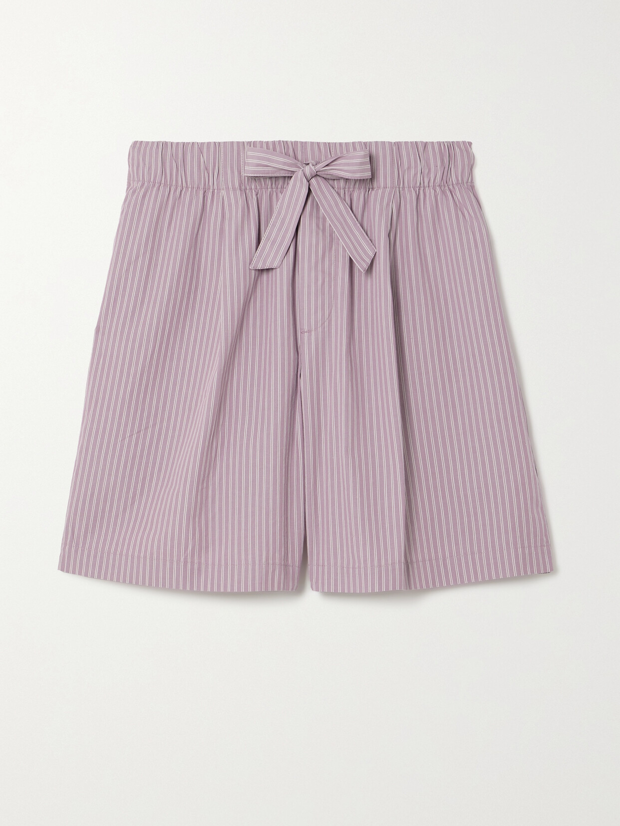 Birkenstock 1774 - + Tekla Striped Organic Cotton-poplin Shorts - Purple