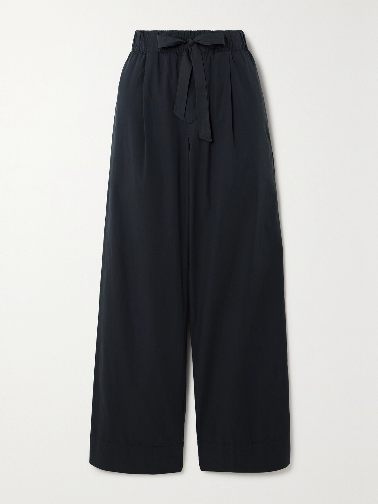 Birkenstock Pyjama Trousers In Organic Poplin In Slate (blue)