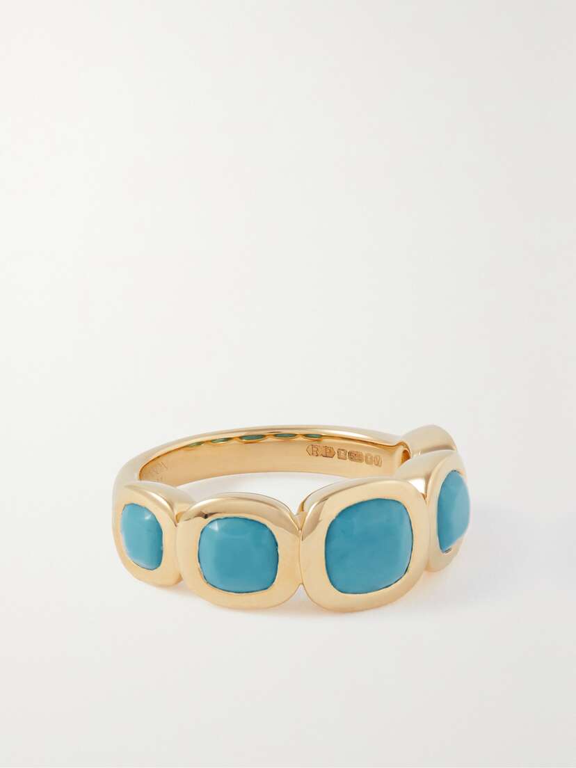 Robinson Pelham Marnie 14-karat Gold Turquoise Ring