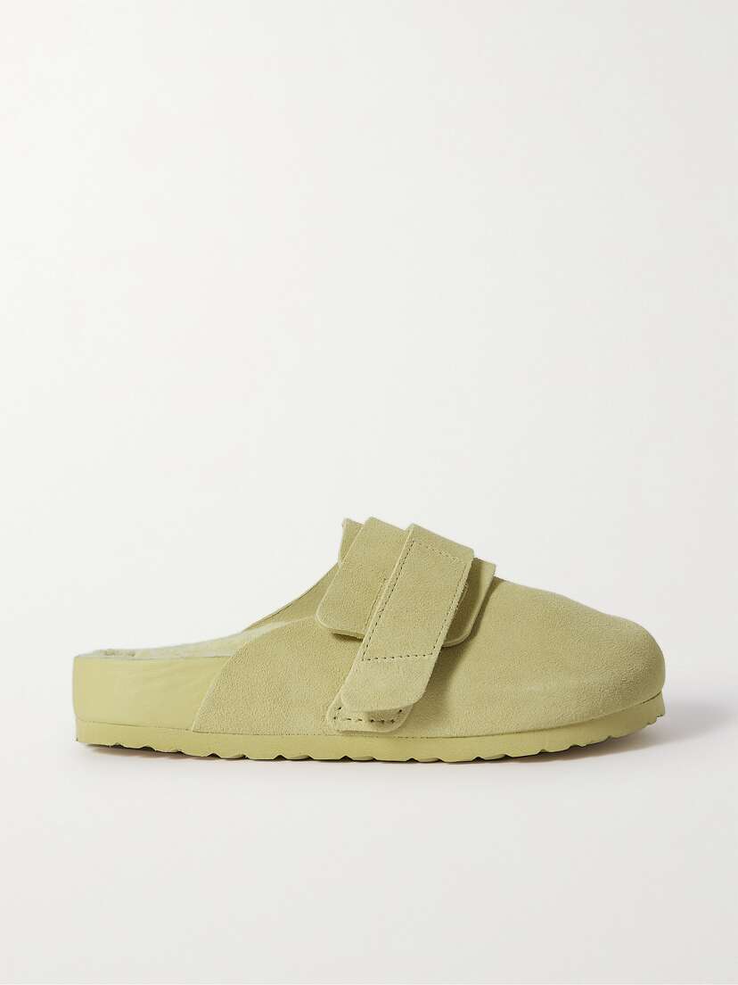 Birkenstock 1774 + Tekla Nagoya Shearling-lined Suede Clogs