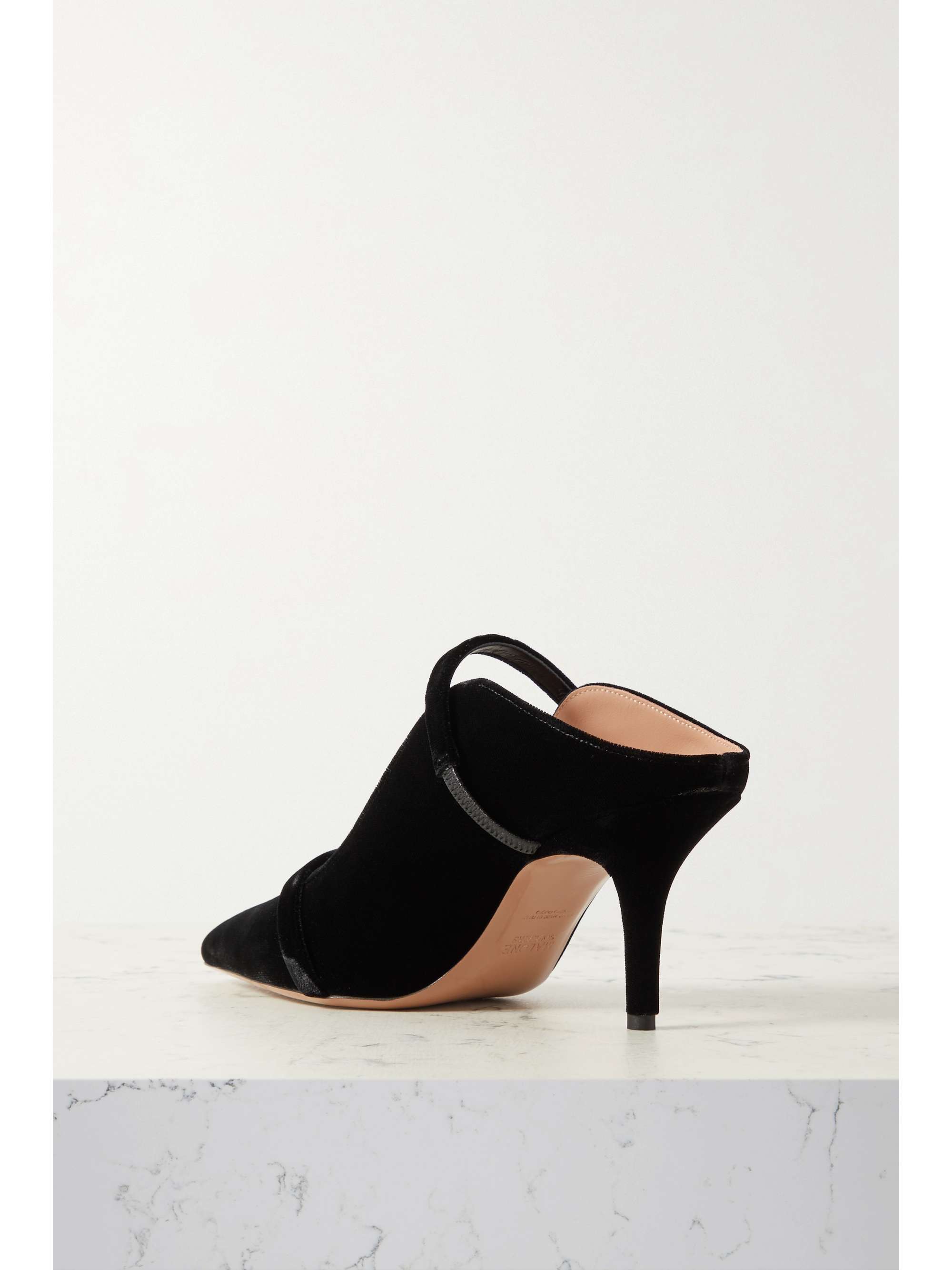 MALONE SOULIERS Maureen 70 velvet mules | NET-A-PORTER