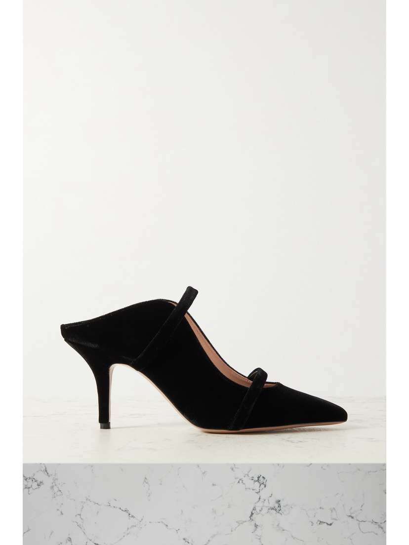 Malone Souliers Maureen 70 Velvet Mules