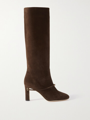 JENNIFER CHAMANDI Samuele 85 suede knee boots