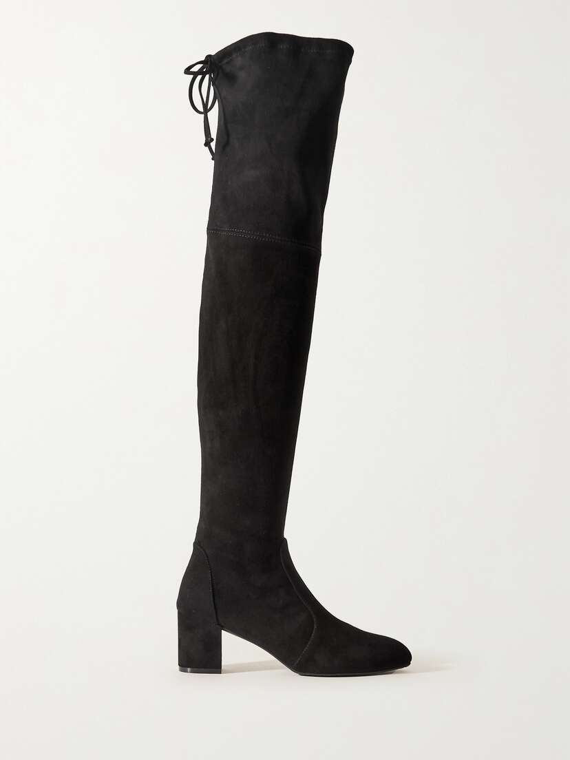 Stuart Weitzman Yulianaland Stretch-suede Over-the-knee Boots