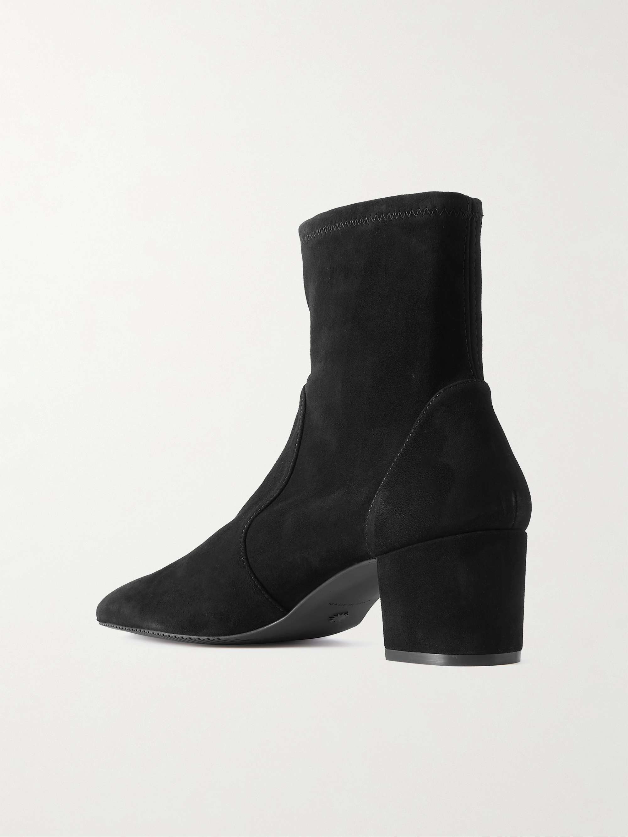 STUART WEITZMAN Yuliana suede sock boots | NET-A-PORTER