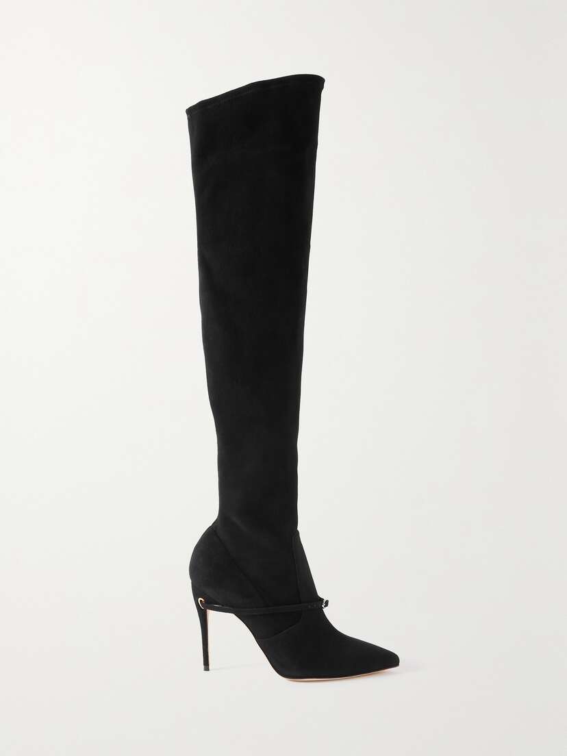 Jennifer Chamandi Alessandro 105 Suede Over-the-knee Boots
