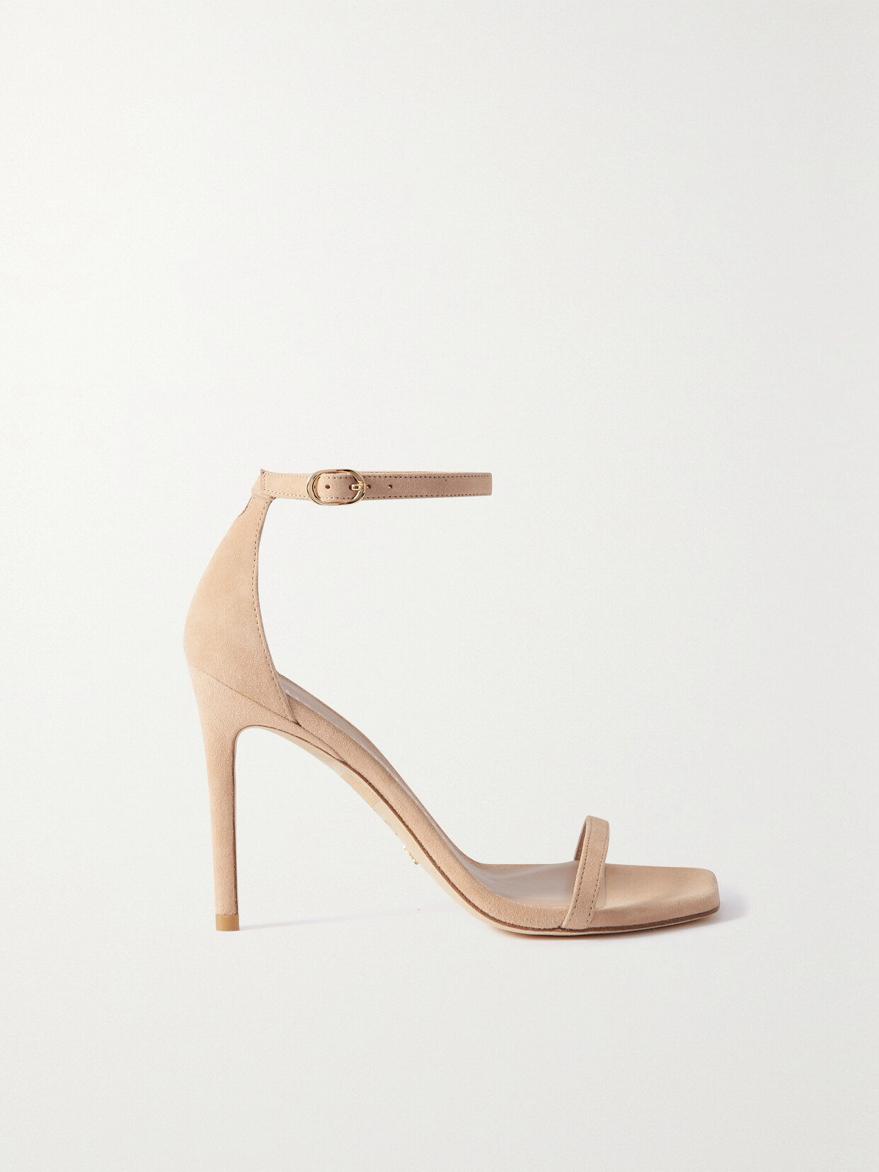 Stuart Weitzman - Nudistcurve Suede Sandals - Neutrals