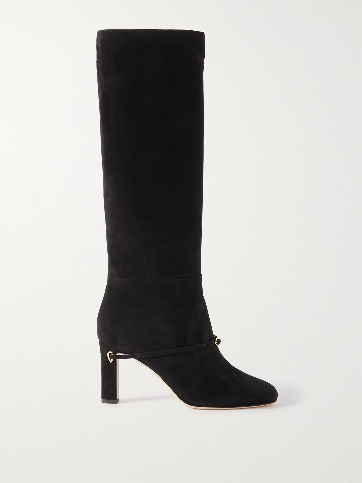 Jennifer Chamandi - Samuele 85 Suede Knee Boots - Black