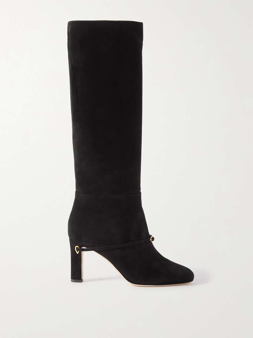 Jennifer Chamandi Samuele 85 Suede Knee Boots