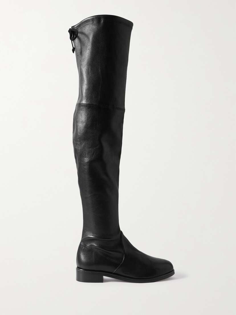 Stuart Weitzman Lowland Bold Leather Over-the-knee Boots