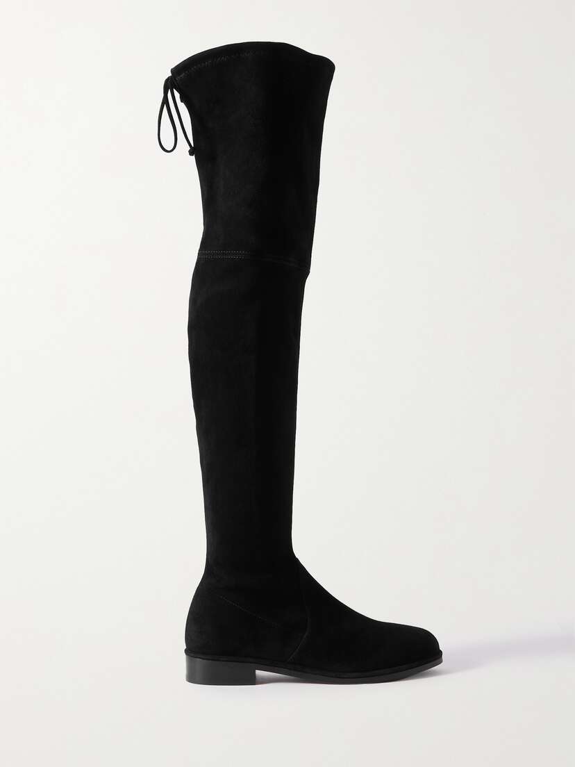 Stuart Weitzman Lowland Bold Suede Over-the-knee Boots