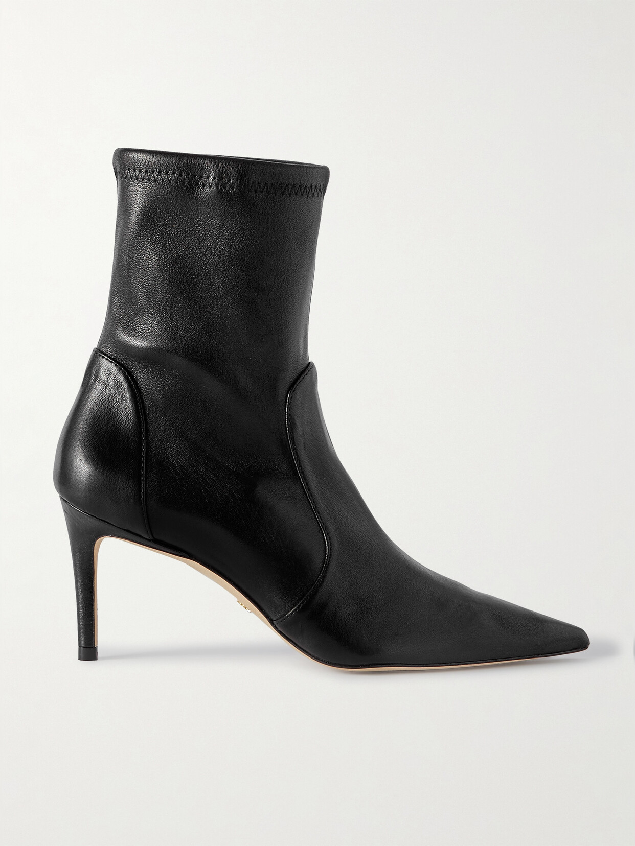 Stuart Weitzman - Stuart Stretch-leather Ankle Boots - Black