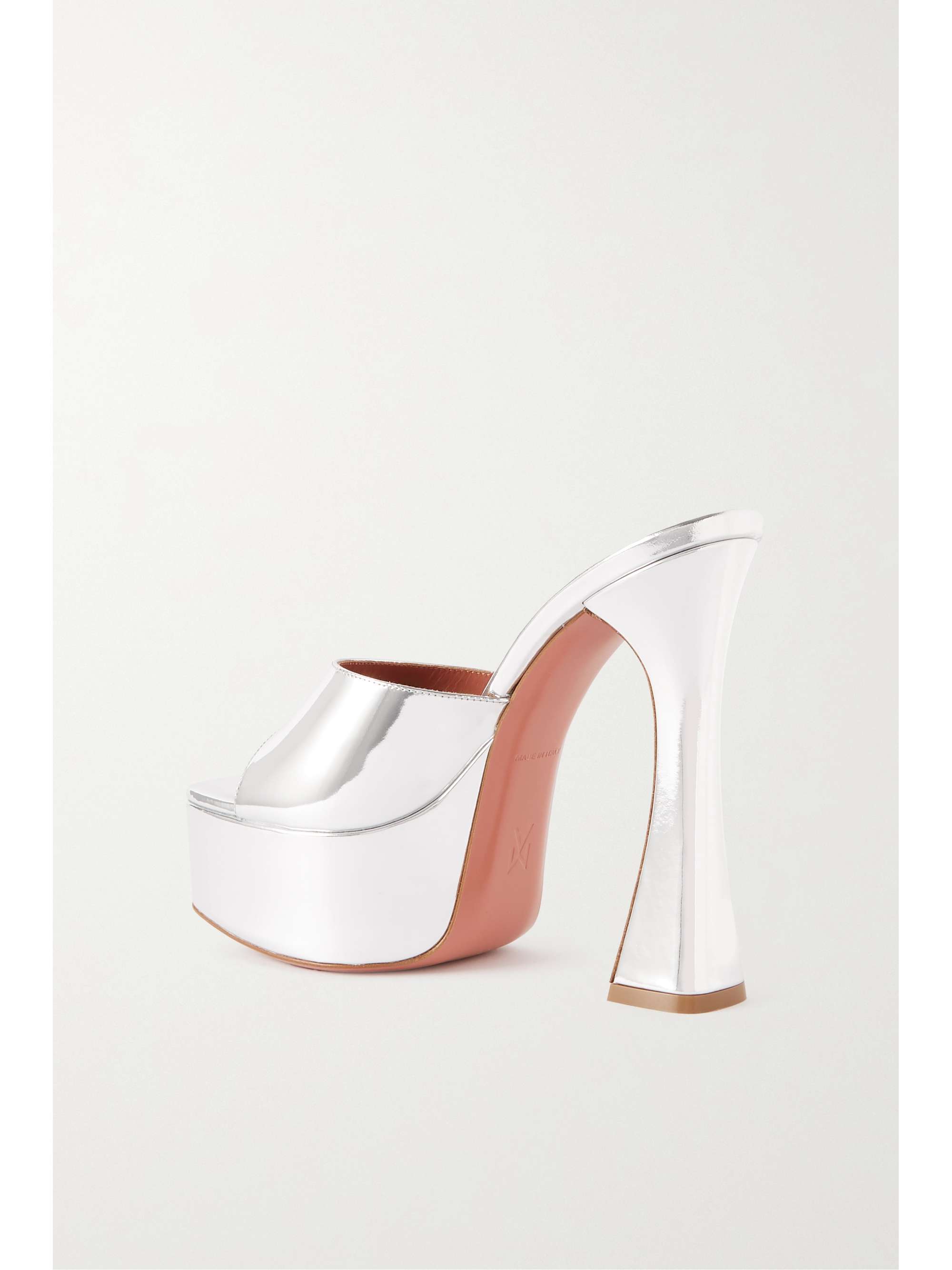 AMINA MUADDI Dalida patent-leather platform sandals