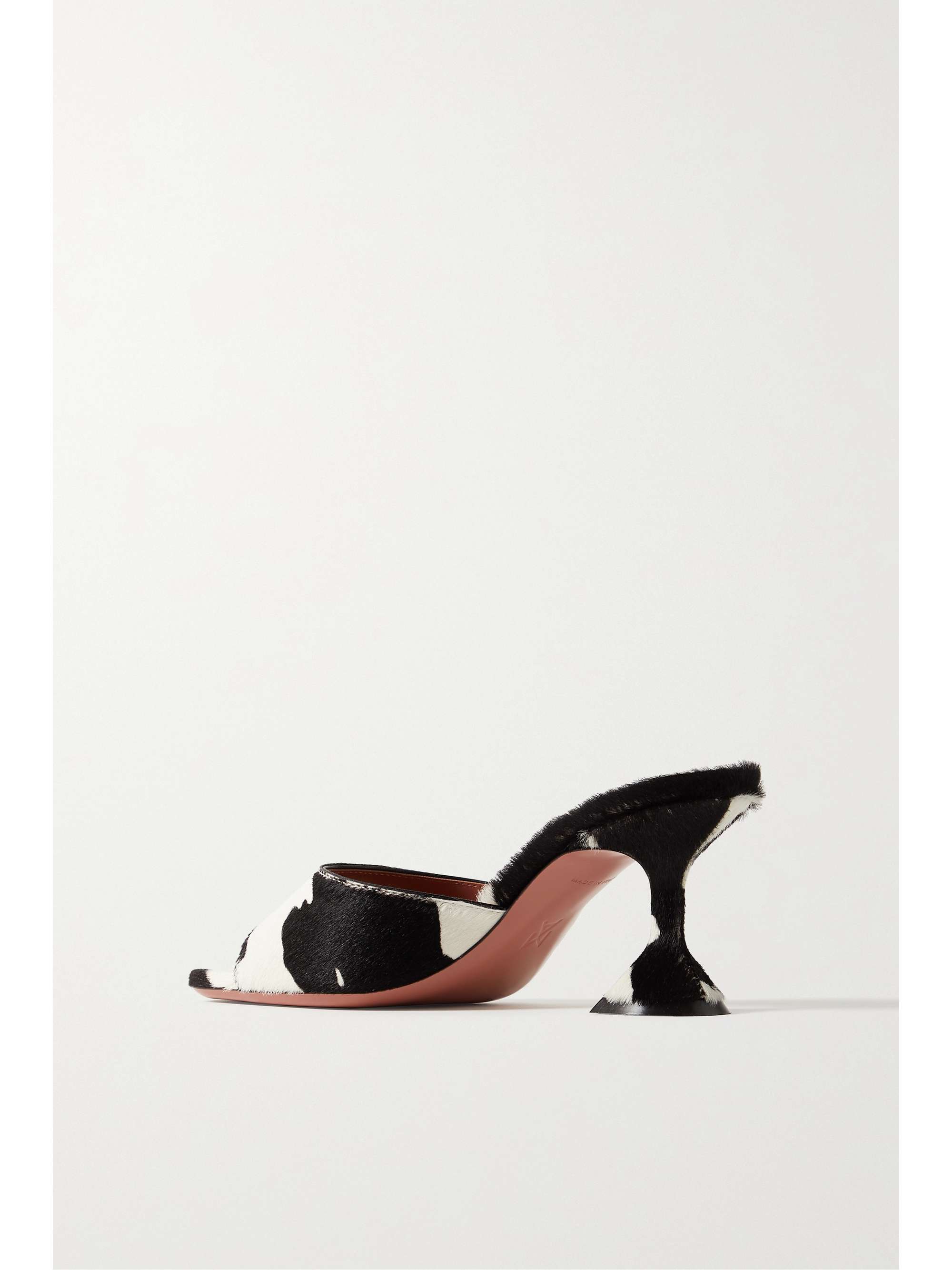 AMINA MUADDI Lupita iridescent leather mules
