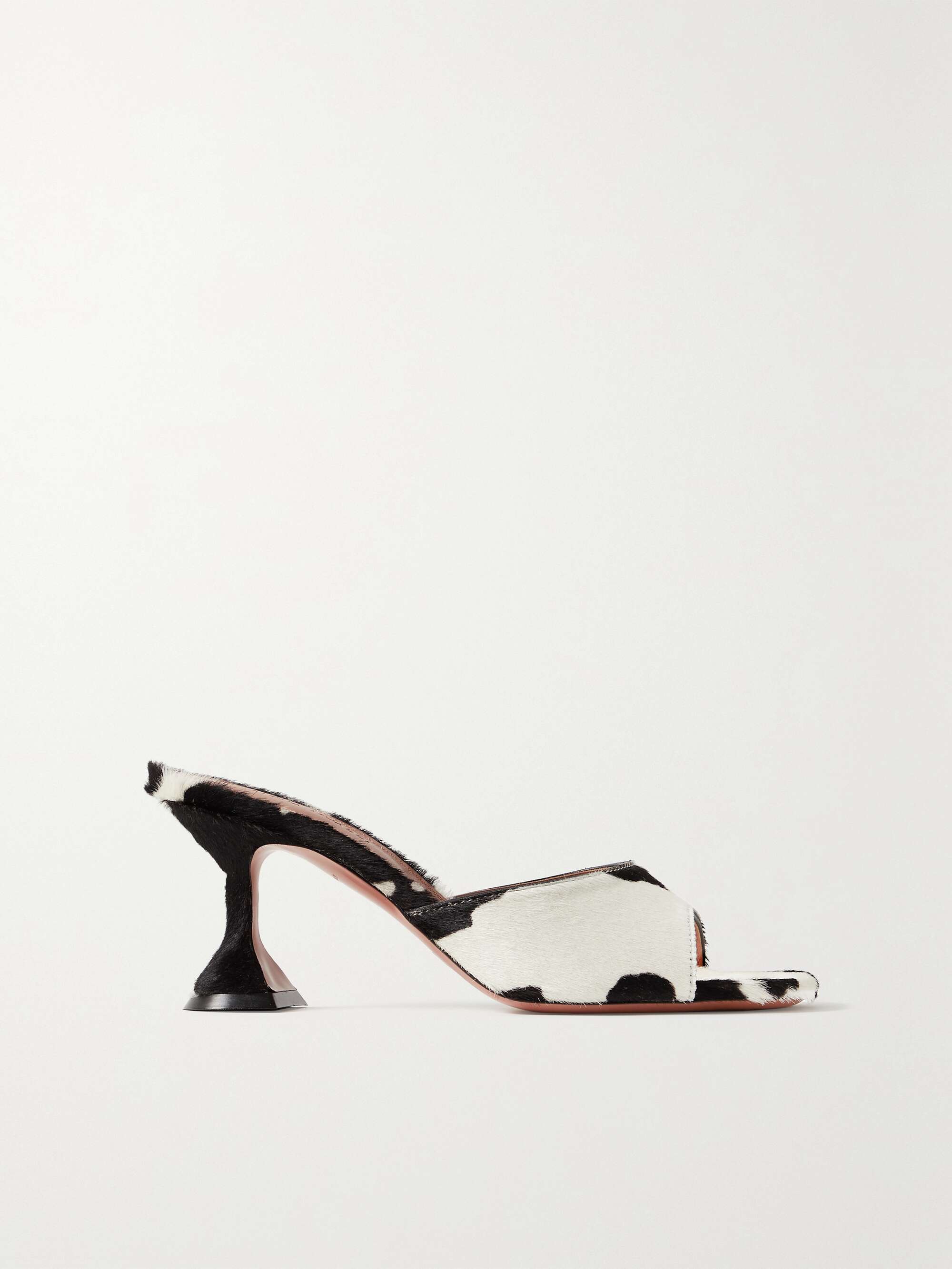 AMINA MUADDI Lupita iridescent leather mules