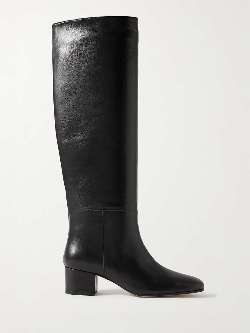 Staud Nancy Leather Knee Boots