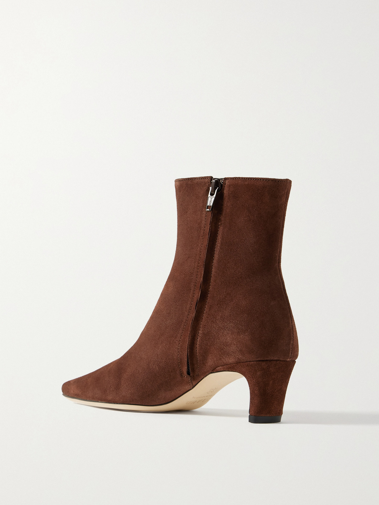 Staud Wally Ankle Boot In Burgundy
