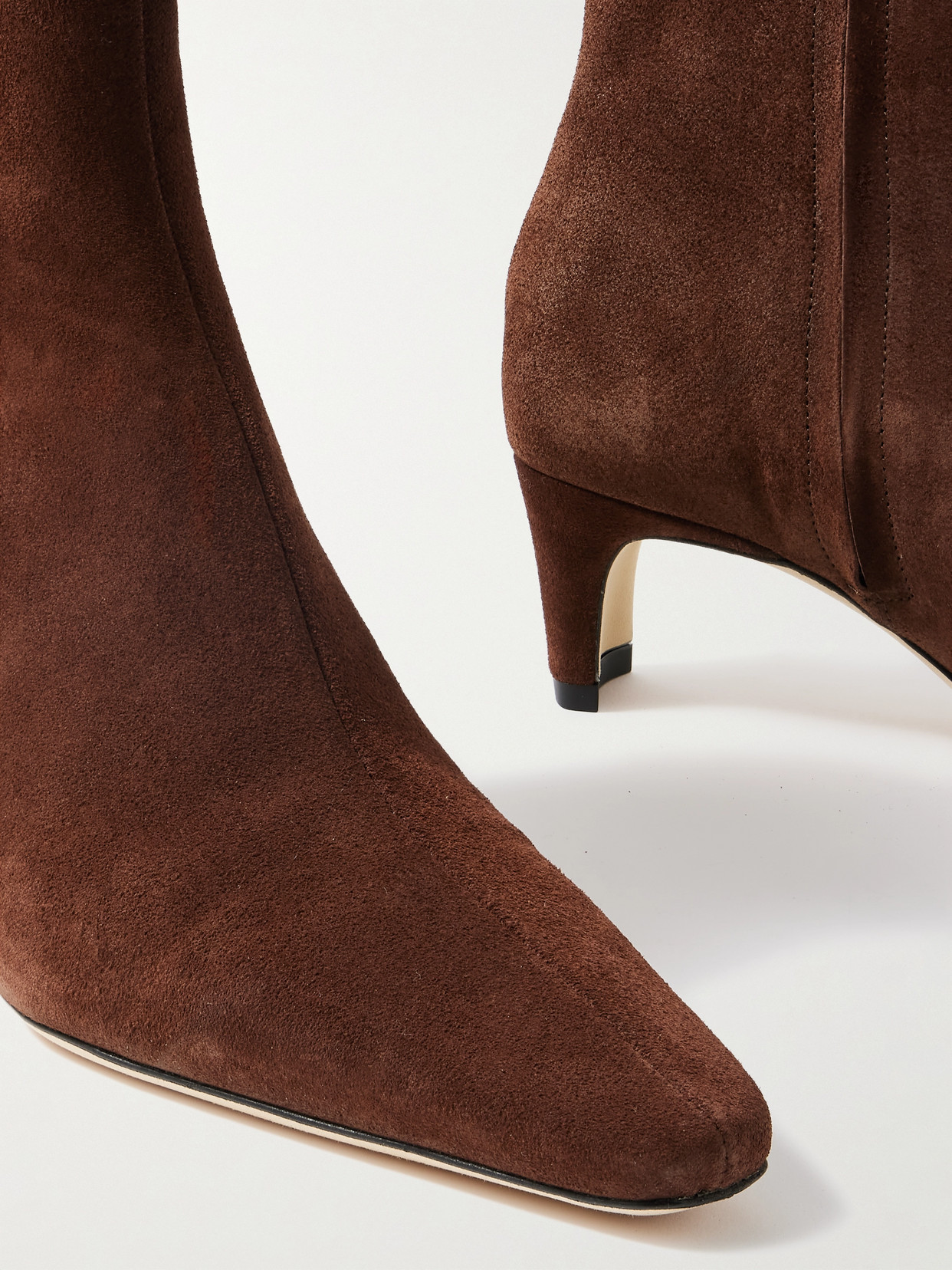 Staud Wally Ankle Boot In Burgundy