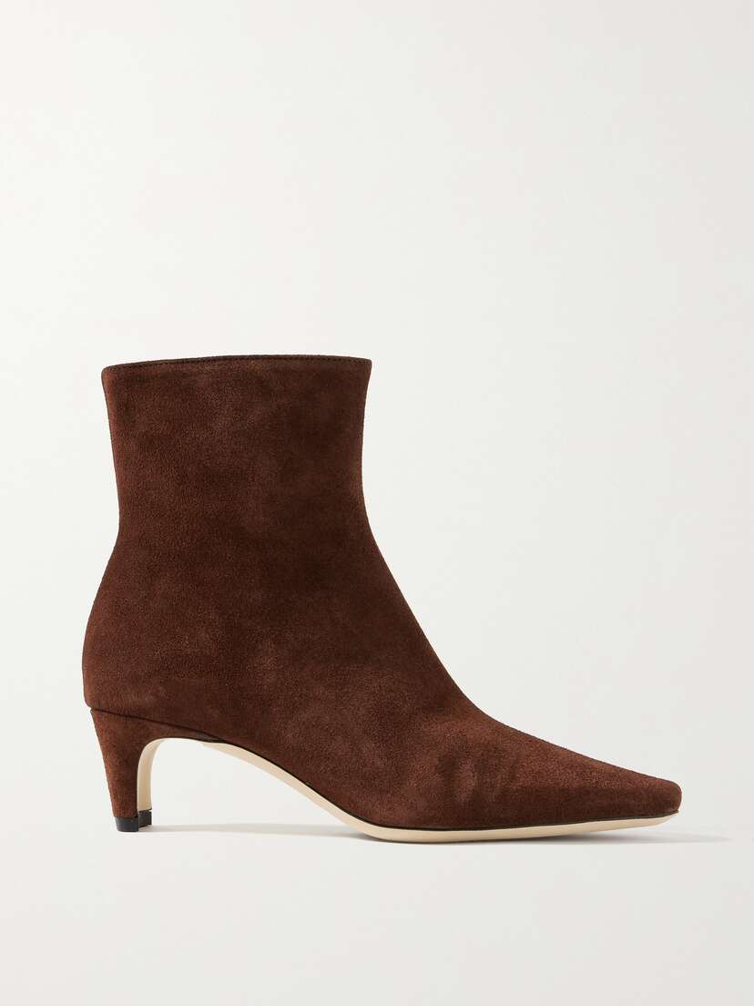 Staud Wally Suede Ankle Boots