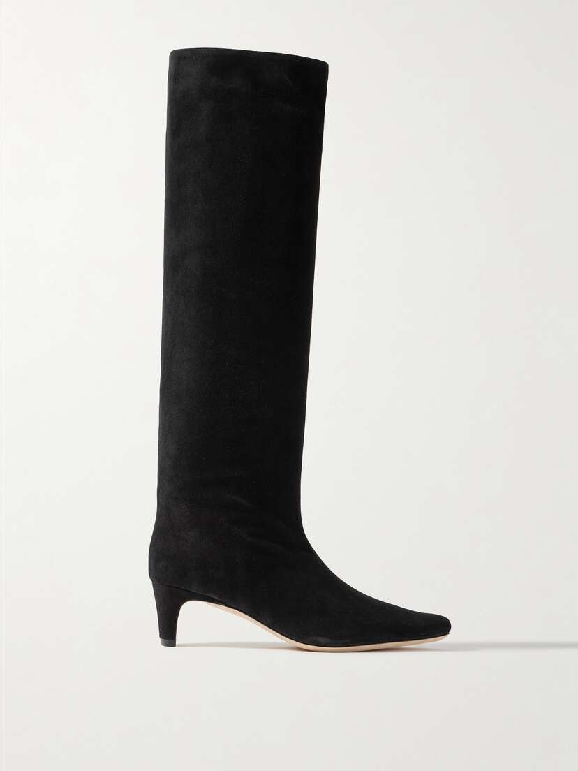 Staud Wally Suede Knee Boots