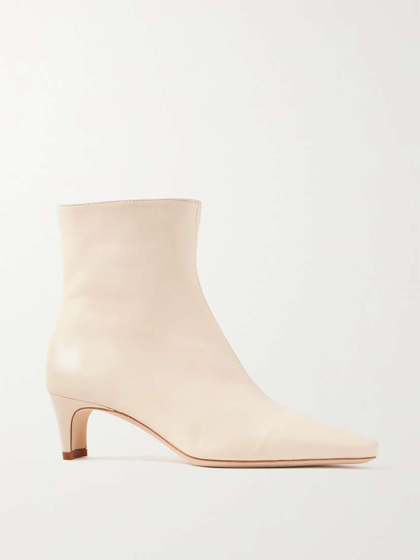 Staud Wally Leather Ankle Boots