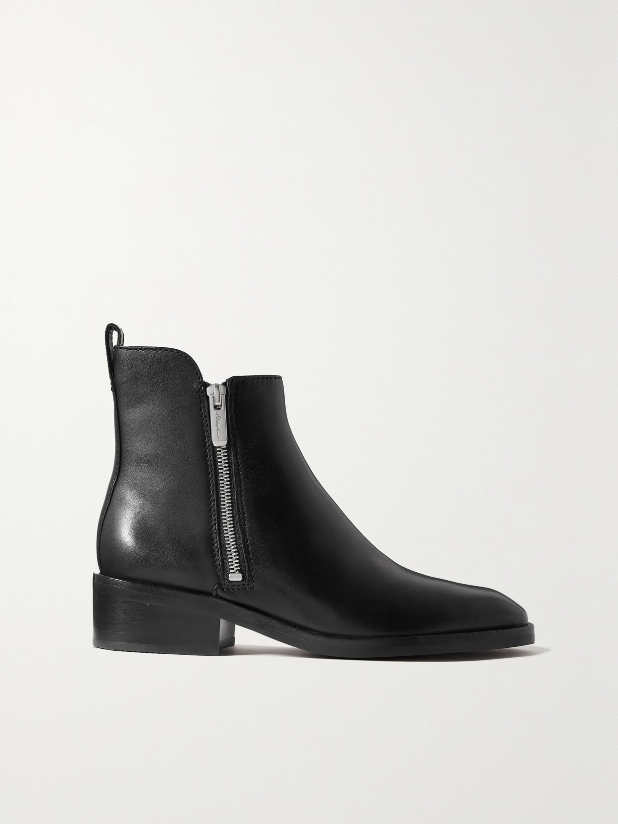 3.1 Phillip Lim Alexa Leather Ankle Boots In Black