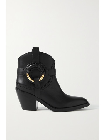 See By Chloé Hana embellished leather ankle boots