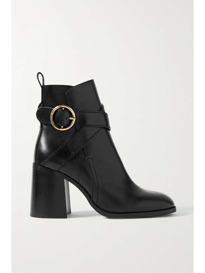 See By Chloé Lyna Leather Ankle Boots